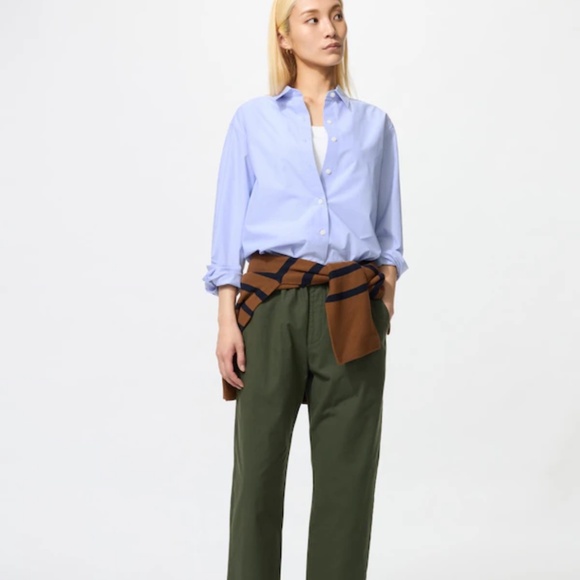 Uniqlo Cotton Relaxed Ankle Pants - Picture 5 of 6